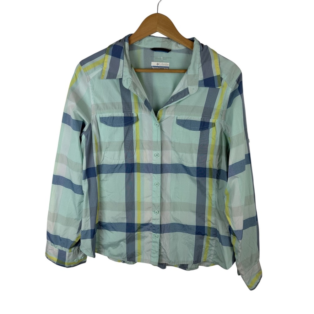 Columbia PFG Plaid Hiking Shirt Size XL Outdoors Fishing Gorpore Utility Active